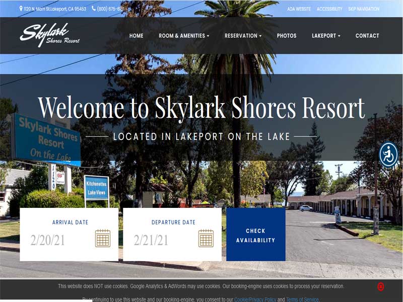 Skylark Shores Resort Lakeport Ca.