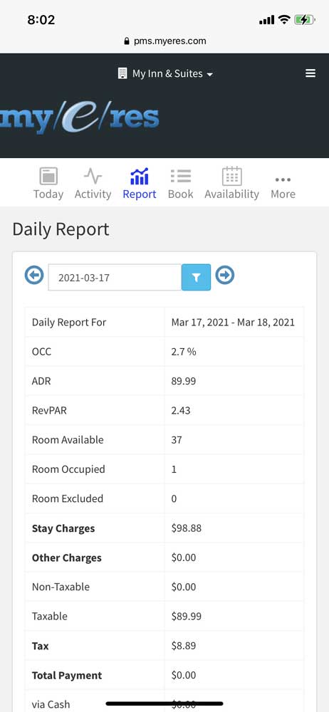 Mobile Daily Report